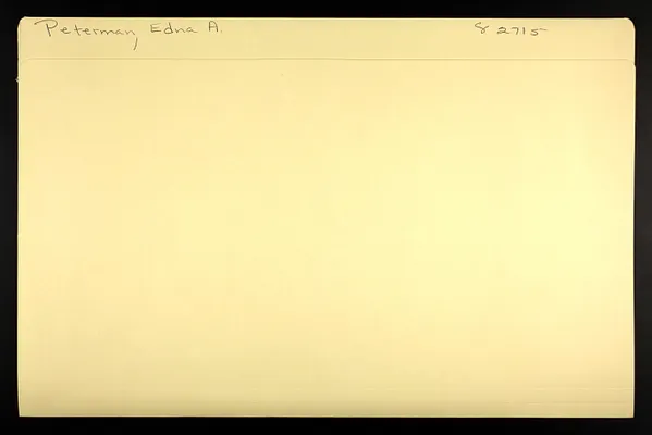 Peterman, Edna A.
