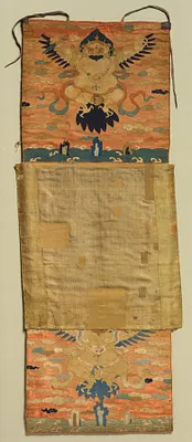 Vajrapani Embroidered Mount with Garuda