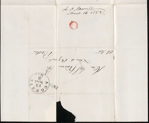 Anson P. Morrill to Samuel Warner, 15 March 1852