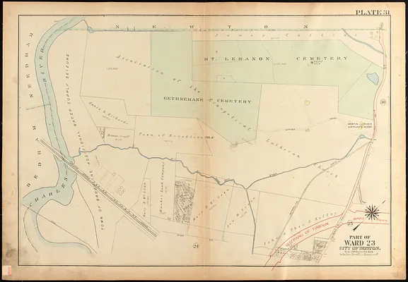 Atlas of the city of Boston, West Roxbury