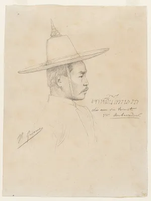 Study for "The Reception of the Siamese Ambassadors at Fontainebleau"