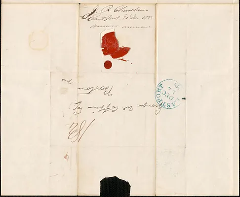 J.B. Chadburn to George Coffin, 21 December 1833