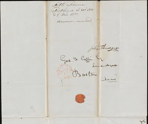 Seth Paine to George Coffin, 16 October 1832
