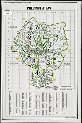 Precinct atlas, Town of Wakefield
