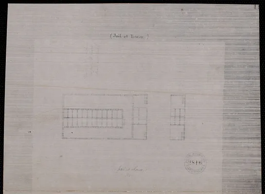 Blue prints of Lenox jail