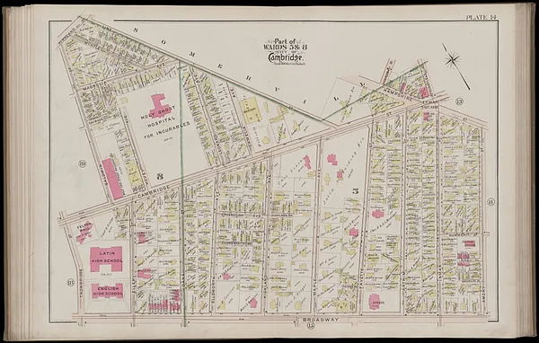 Atlas of the city of Cambridge, Massachusetts