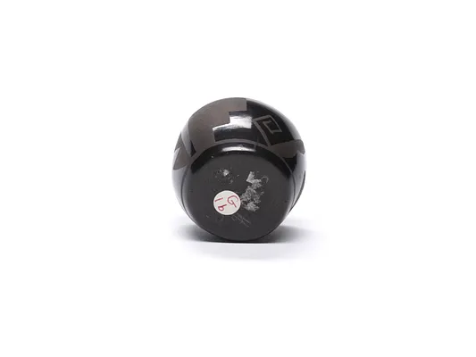 Miniature Jar with Black-on-Black Burnished Geometric Patterns