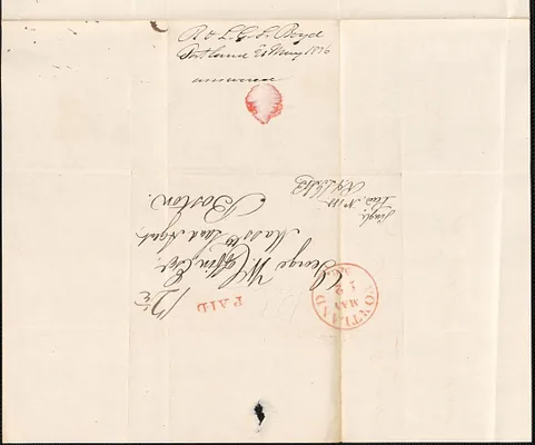 R&L Boyd to George Coffin, 21 May 1836