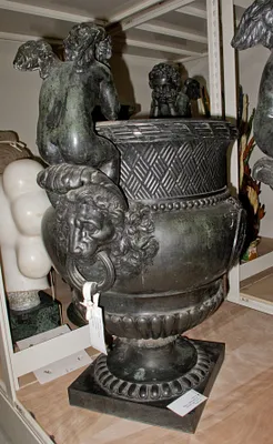 Urn with Putti