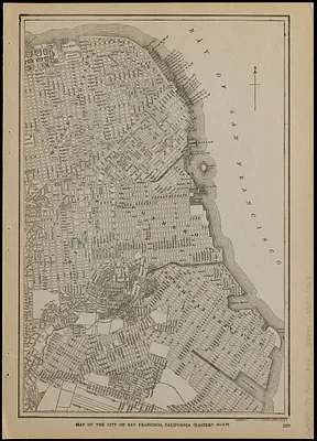 Map of the city of San Francisco, California (eastern half) ; map of the city of Seattle, Washington
