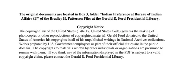Indian Preference at Bureau of Indian Affairs (1)