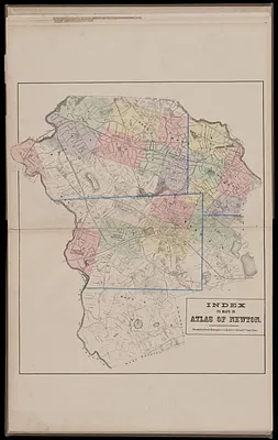 Atlas of the city of Newton, Massachusetts