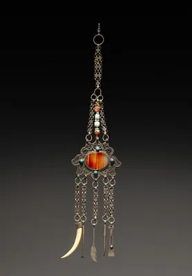 Chatelaine with Toilet Articles