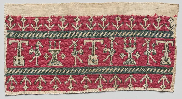 Fragment of a furnishing textile (one of five)