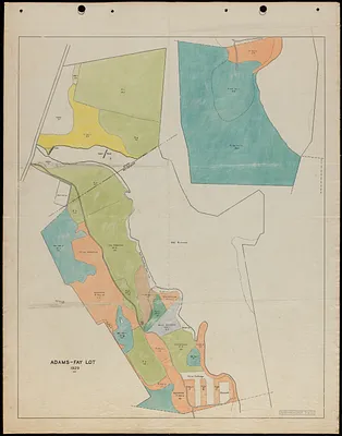 Adams-Fay Lot (TS IX) 1929 stand map