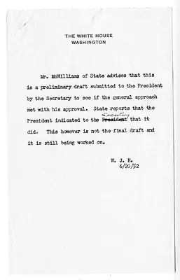 Note from William J. Hopkins with Attached Reply of Note to the Soviet Union