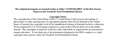 COINTELPRO
