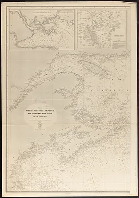 The River & Gulf of St. Lawrence, Newfoundland, Nova Scotia, and the banks adjacent