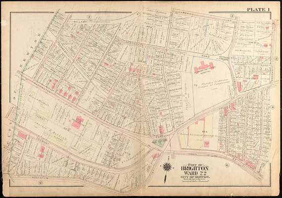 Atlas of the city of Boston, Brighton