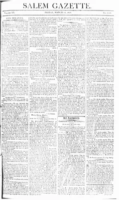 The Salem Gazette