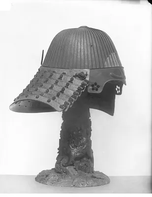 Kabuto (helmet) with rising sun
