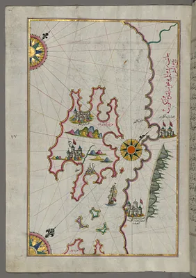 Map of the Island of Krk