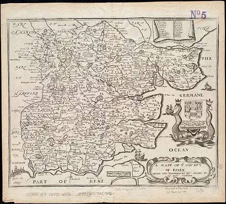 A mapp of ye county of Essex