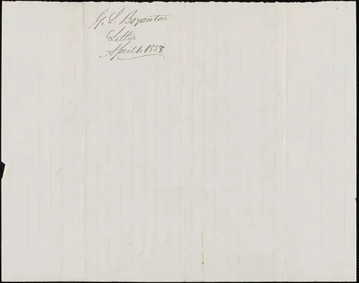 G. L. Boynton to W. A. Harrington, 1 April 1858