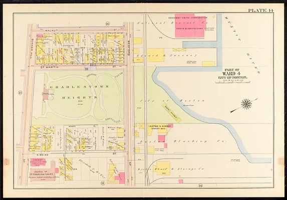 Atlas of the city of Boston, Charlestown and East Boston