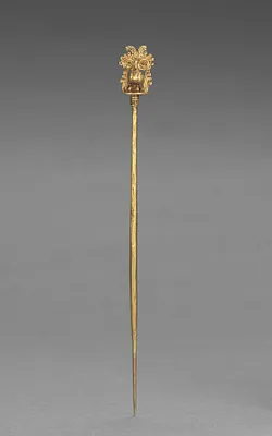 Lime Dipper or Pin with Owl