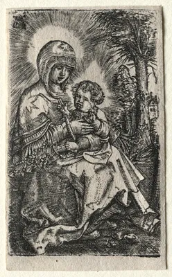 The Beautiful Virgin of Ratisbon in a Landscape