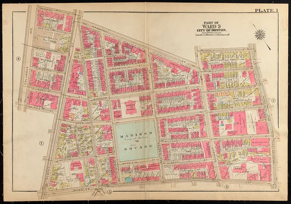 Atlas of the city of Boston, Roxbury