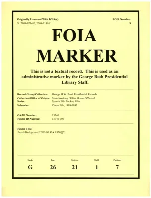 Brazil / Background 12/01/90 [OA 8320] [2]