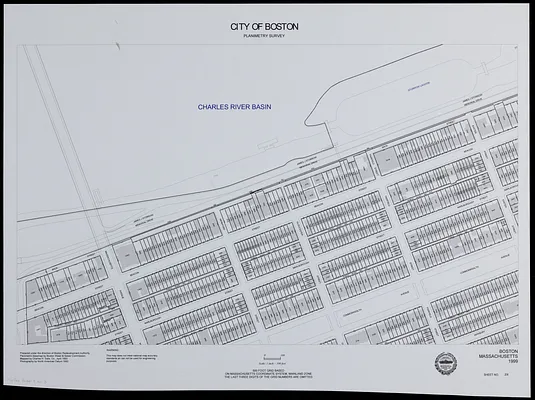 City of Boston planimetric survey sheet no. 23I