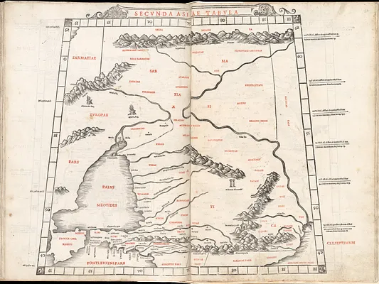 Secunda Asiae tabula