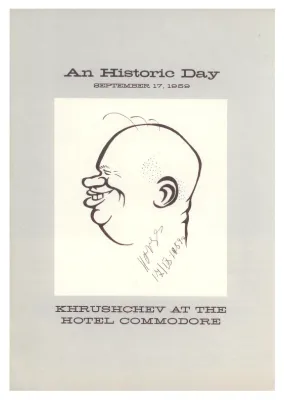 Program for Luncheon Given by the Mayor of New York City for Nikita Khrushchev