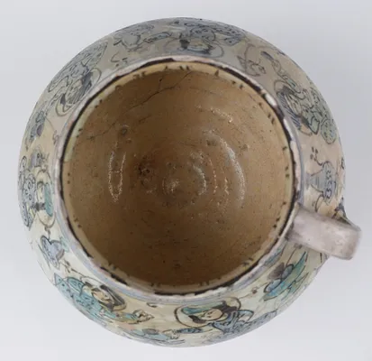 Jug with Seated Figures and Food