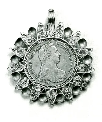 Pendant with a Medal of Empress Maria Theresa of Austria