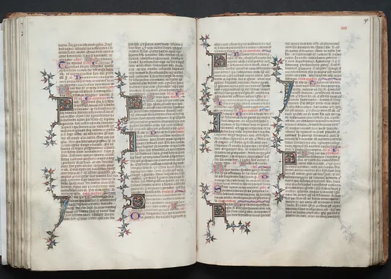 The Gotha Missal:  Fol. 90v, Text