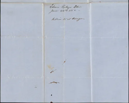 Edwin Parker to Samuel Warner, 24 June 1852