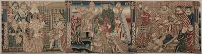 Sections of an Embroidered Frieze