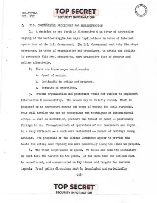 Report to the National Security Council by Project Solarium Task Force C - Part 7 of 9