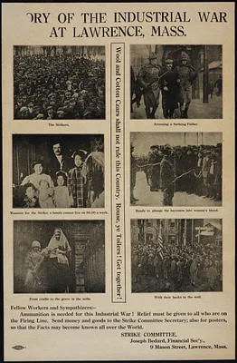 [St]ory of the industrial war at Lawrence, Mass.