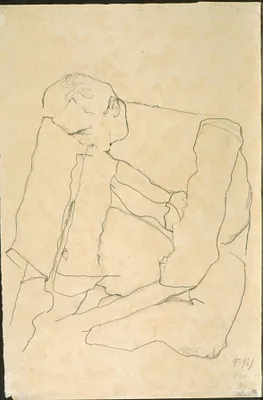 Seated Man (verso)