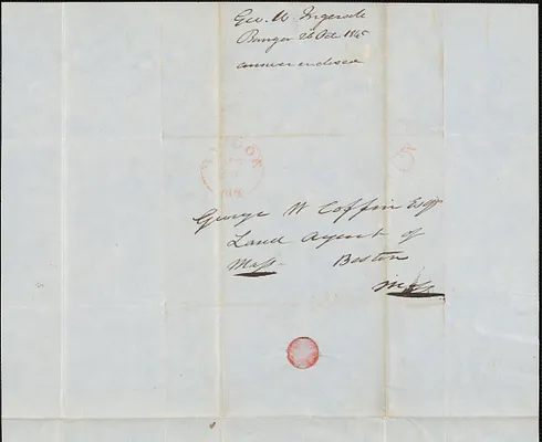 Zebulon Ingersoll to George Coffin, 26 October 1845