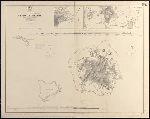 North Pacific Ocean, Caroline Islands, Seniavine Islands