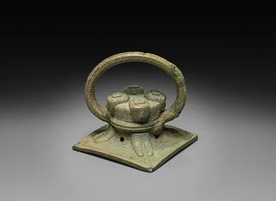 Handle of a Jiangu Drum