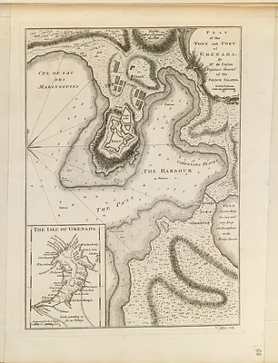 Plan of the town and fort of Grenada