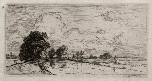 Flooded Landscape with Trees