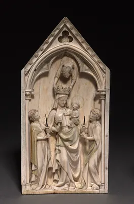 Plaque: The Virgin and Child with Angels